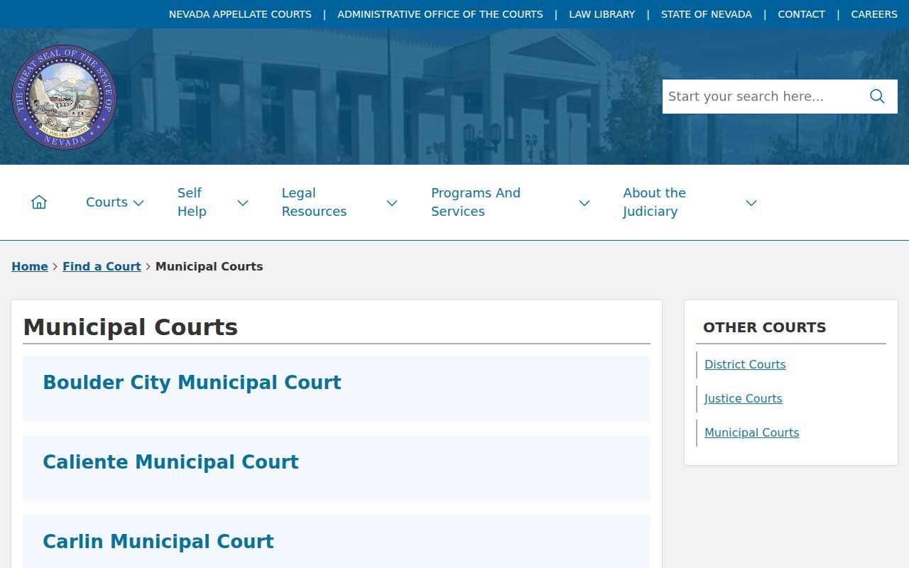 Pershing County municipal court warrant status