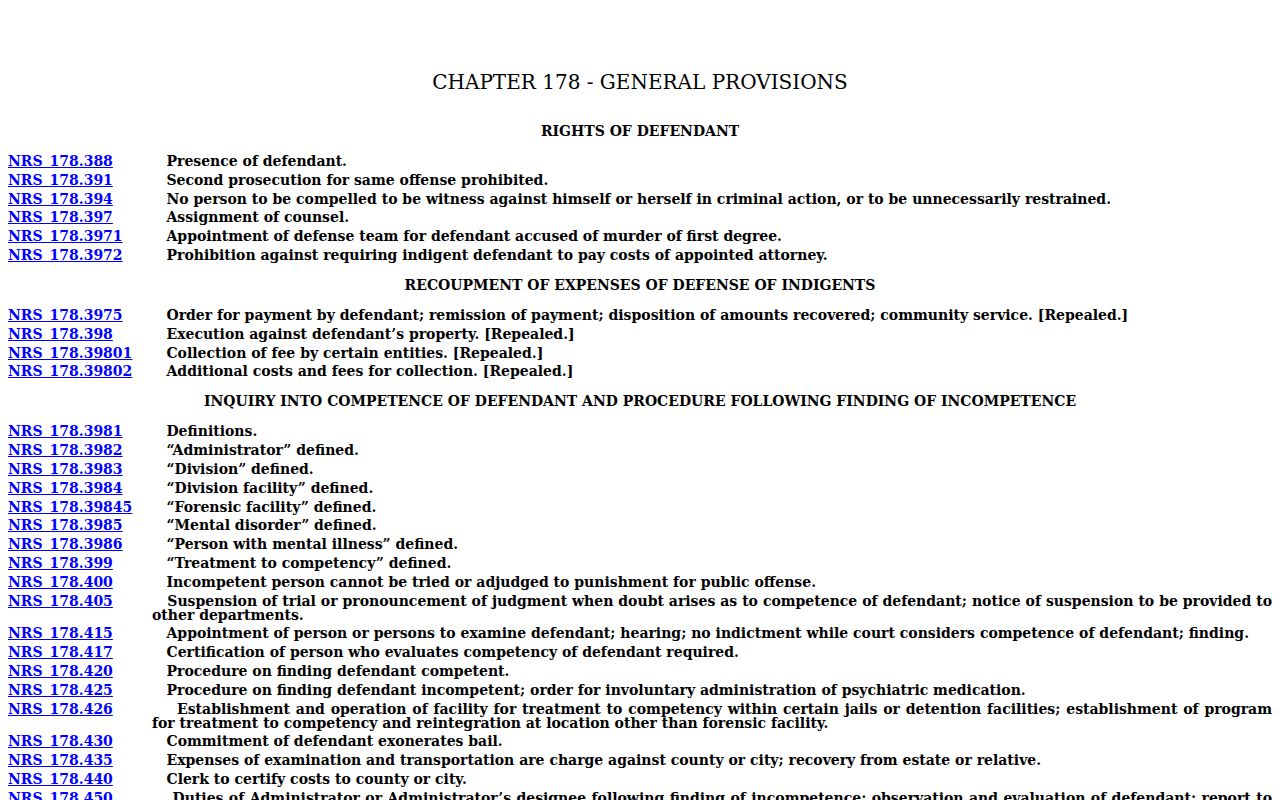 Pershing County bench warrant FTA statute